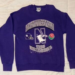 Vintage Northwestern Rose Bowl Crewneck